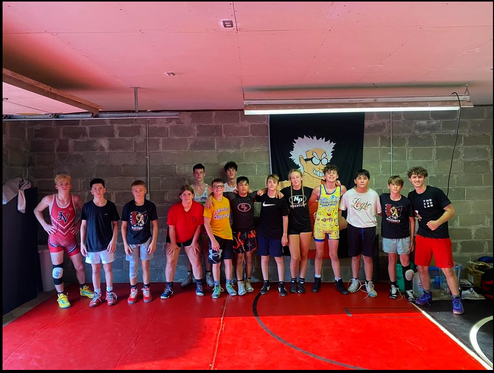 330 LAB wrestling team group photo